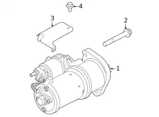 Стартер LAND ROVER LR177925