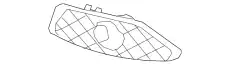 Решетка радиатора MB 212 885 02 53