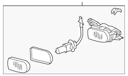 Фара противотуманная MB 215 820 08 56