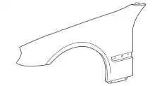 Крыло MB 215 880 02 18 7746