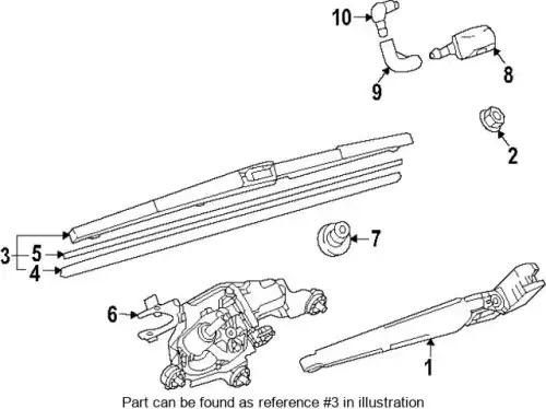 Щетка стеклоочистителя KCLL67330 MAZDA