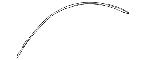 Уплотнитель двери MB 216 690 01 39