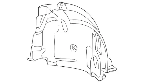 Подкрылок MB 218 690 02 64