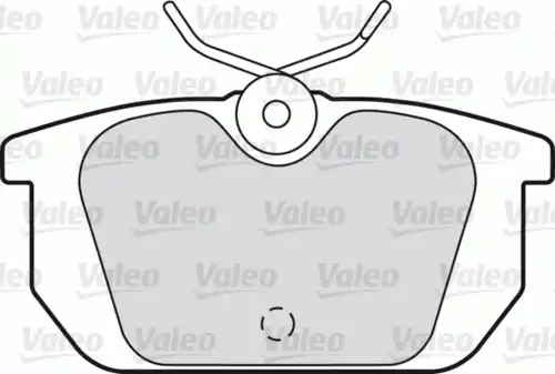 Комплект тормозных колодок, диско 598142 VALEO