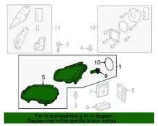 Фара MB 218 820 52 61