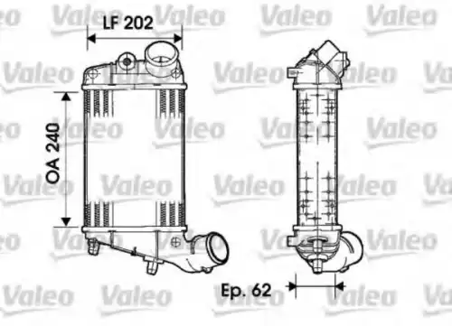 Интеркулер VALEO 817861