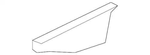 Уплотнитель двери MB 2197230198