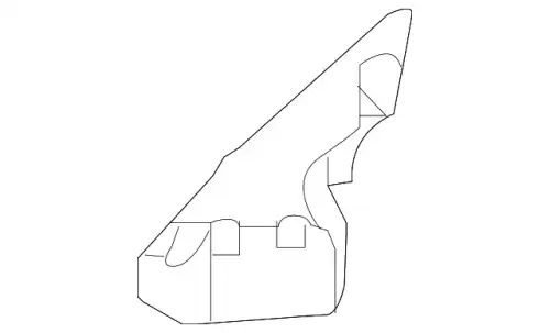 Уплотнитель двери MB 2197250298