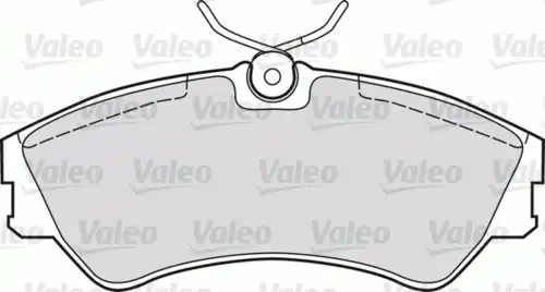 Тормозные колодки дисковые VALEO 598025