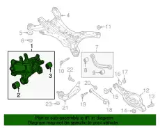 Кулак поворотный MAZDA KB9A2611XA