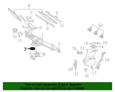 Гайка автомобильная MB 2208310028