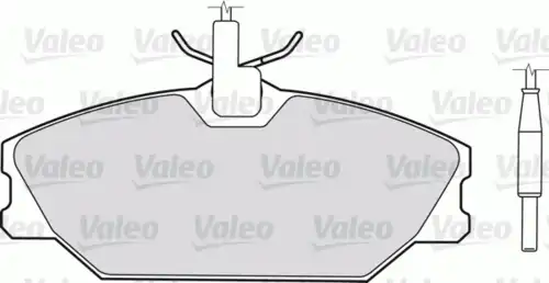 Тормозные колодки дисковые VALEO 598473