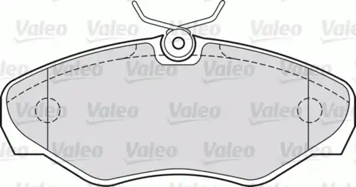 Тормозные колодки дисковые VALEO 598545