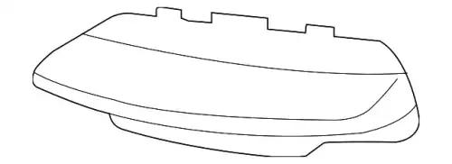 Фонарь габаритный MB 221 820 09 56