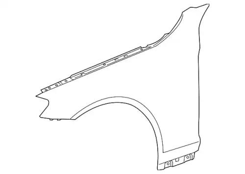 Крыло MB 222 880 01 18