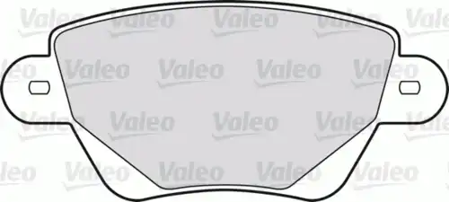 Тормозные колодки дисковые задняя ось VALEO 598434