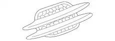 Решетка радиатора MB 230 690 01 36 9776