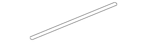 Уплотнитель двери MB 2306901080