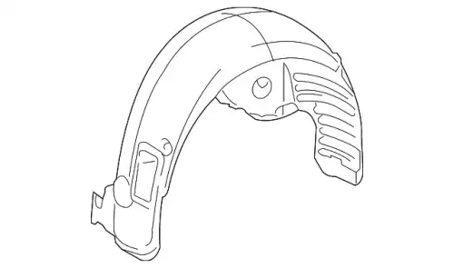 Подкрылок MB 2306985630