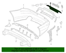 Решетка радиатора MB 2308854153