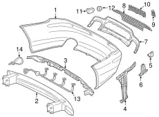 Решетка радиатора MB 2308854153