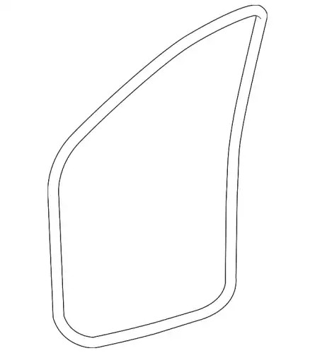Уплотнитель двери MB 251 727 07 87