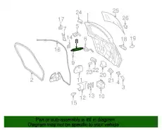 Амортизатор (упор) багажника MB 251 980 08 64