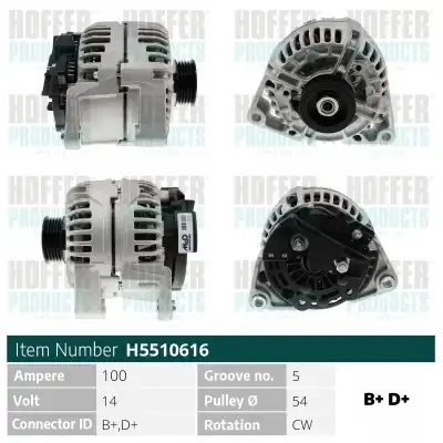 Генератор HOFFER H5510616