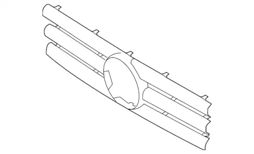 Решетка радиатора MB 463 888 12 15