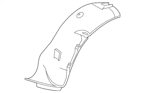 Подкрылок MB 906 684 17 77