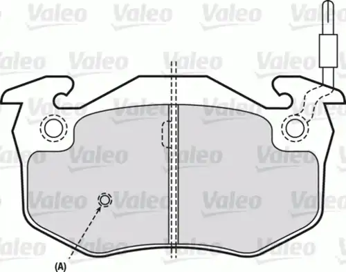 Тормозные колодки дисковые VALEO 598080