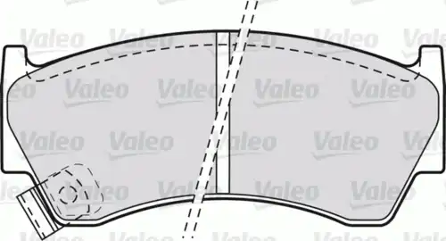 Тормозные колодки дисковые VALEO 598697