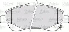 Тормозные колодки дисковые VALEO 598665