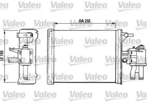 Радиатор печки VALEO 812024