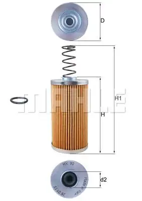 Фильтр гидравлический KNECHT HX90D