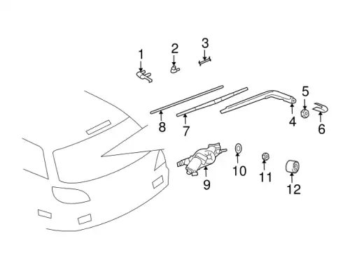 Щетка стеклоочистителя MR551909 MITSUBISHI