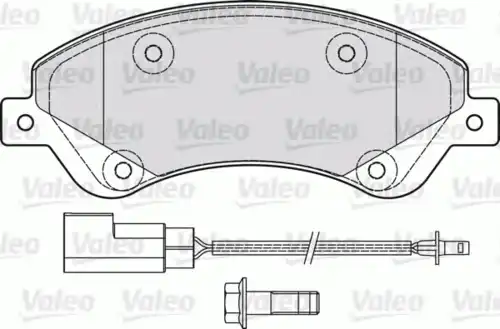 Тормозные колодки дисковые VALEO 598818