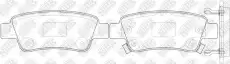 Тормозные колодки дисковые NIBK PN8809