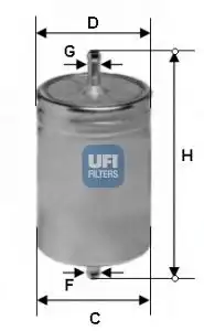 Топливный фильтр UFI 3158300