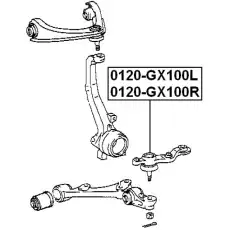 Шаровая опора FEBEST 0120-GX100L