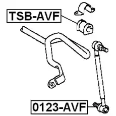 Тяга стабилизатора FEBEST 0123-AVF