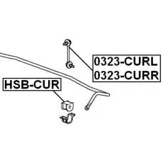 Тяга стабилизатора FEBEST 0323-CURL