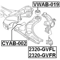 Шаровая опора FEBEST 2320-GVFL