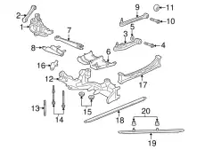 Рычаг подвески PORSCHE 99733105301