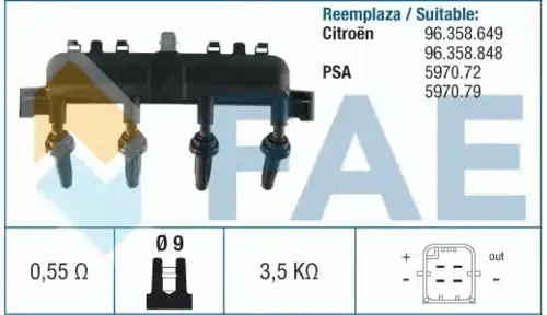 Катушка зажигания FAE 80208