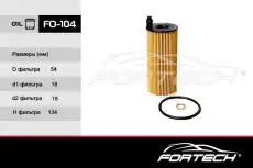 Фильтр масляный FORTECH FO104