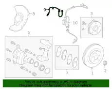 HOSE FLEXIBLE 9094702K98 TOYOTA / LEXUS