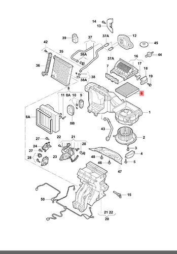 Салонный фильтр VAG 5QD819653C