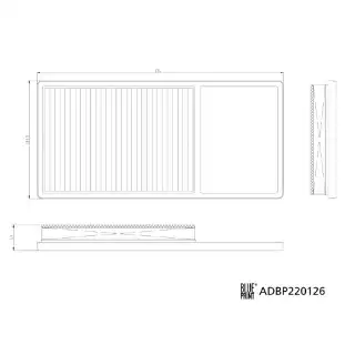 Фильтр воздушный BLUE PRINT ADBP220126