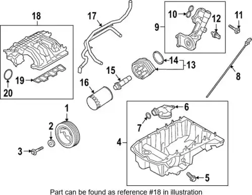 MANIFOLD ASY - INLET L1MZ9424B FORD